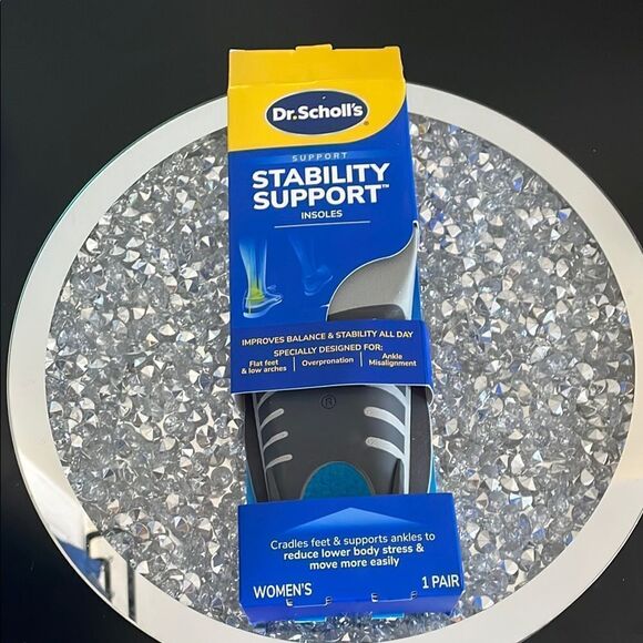 Dr.scholls stability support comfort women’s shoe insoles size 6-10 - Picture 1 of 8